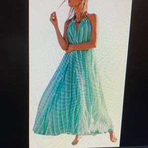 Free people turning tides maxi dress